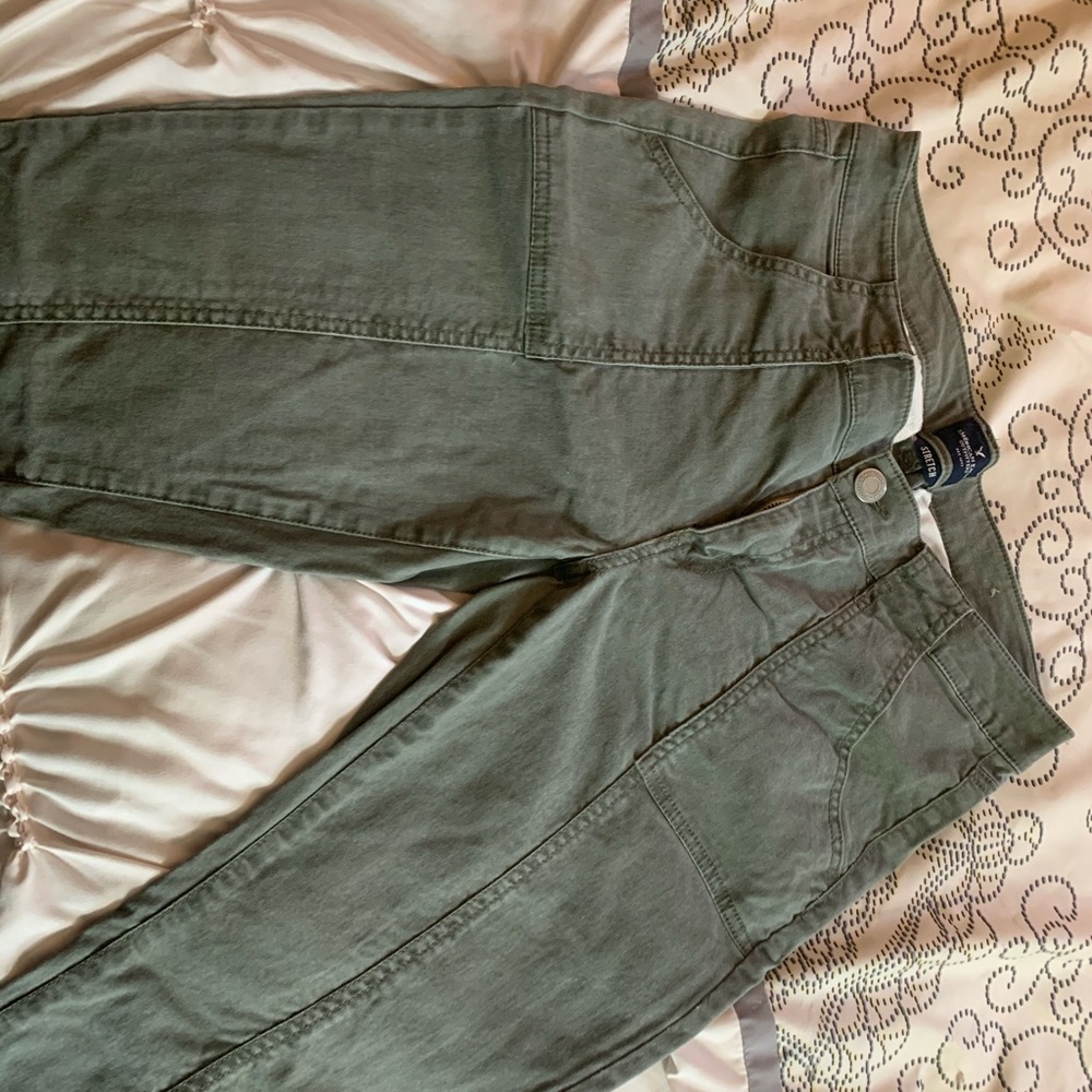 AE green pants